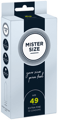 Mister Size MISTER VELIKOST 49 nasazené kondomy obvod 10 ks