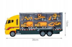 Iso Trade Kamion s autíčky stavebnictví