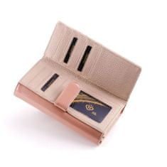 ZAGATTO Objemná dámská peněženka na karty ZG-46-SH PINK