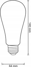 SANICO LED žárovka ST64 7,5W E27 teplá