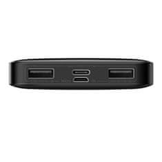 BASEUS Bipow Power Bank 10000mAh 2x USB / USB-C / micro USB 15W, černý