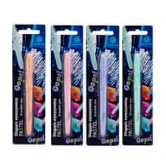 Astra Gumovatelné pero OOPS! Pastel, 0,6mm, modré, dvě gumy, blistr, mix barev, 201022005