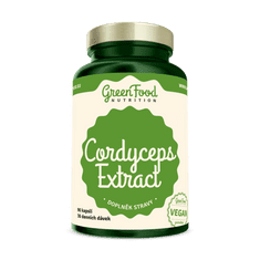 GreenFood Nutrition Cordyceps extract 90 kapslí