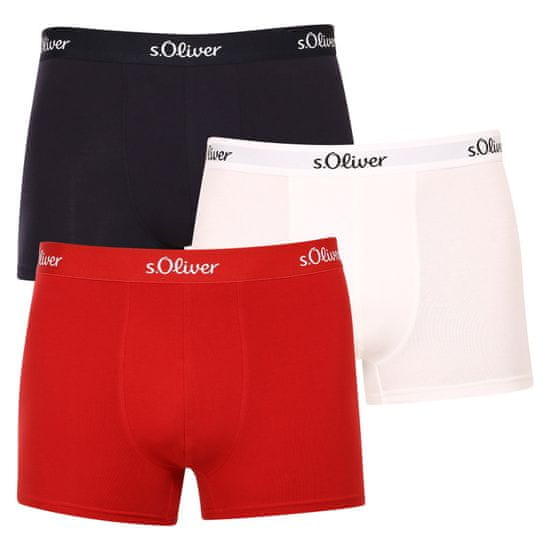 s.Oliver 3PACK pánské boxerky vícebarevné (JH-34B-51136323)