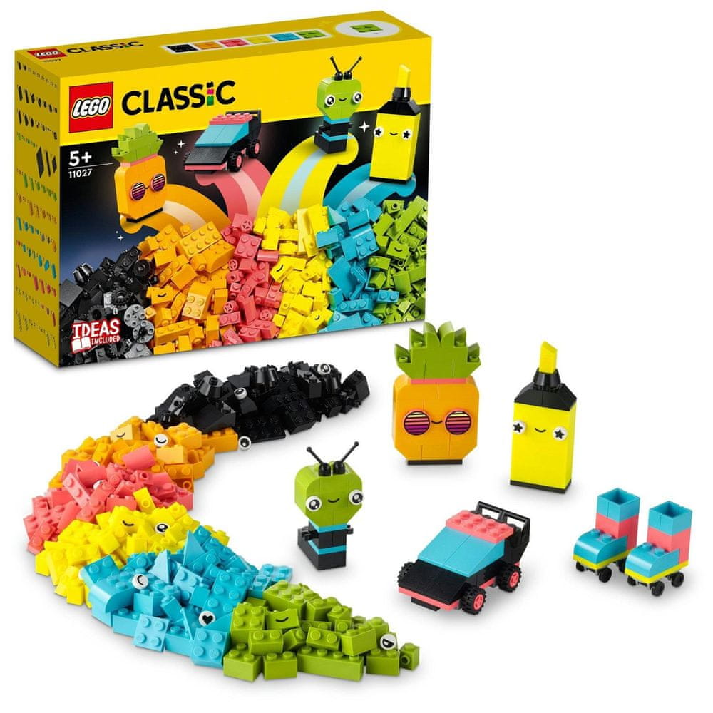 Levně LEGO Classic 11027 Neonová kreativní zábava - rozbaleno