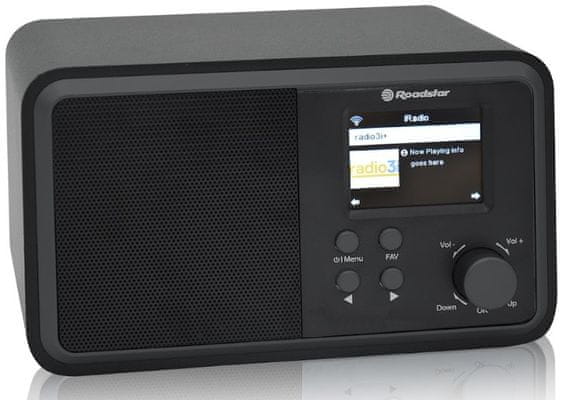 moderní radiopřijímač dab dab+ fm roadstar IR-390D+BT Bluetooth wifi ekvalizér sluchátkový výstup skvělý zvuk