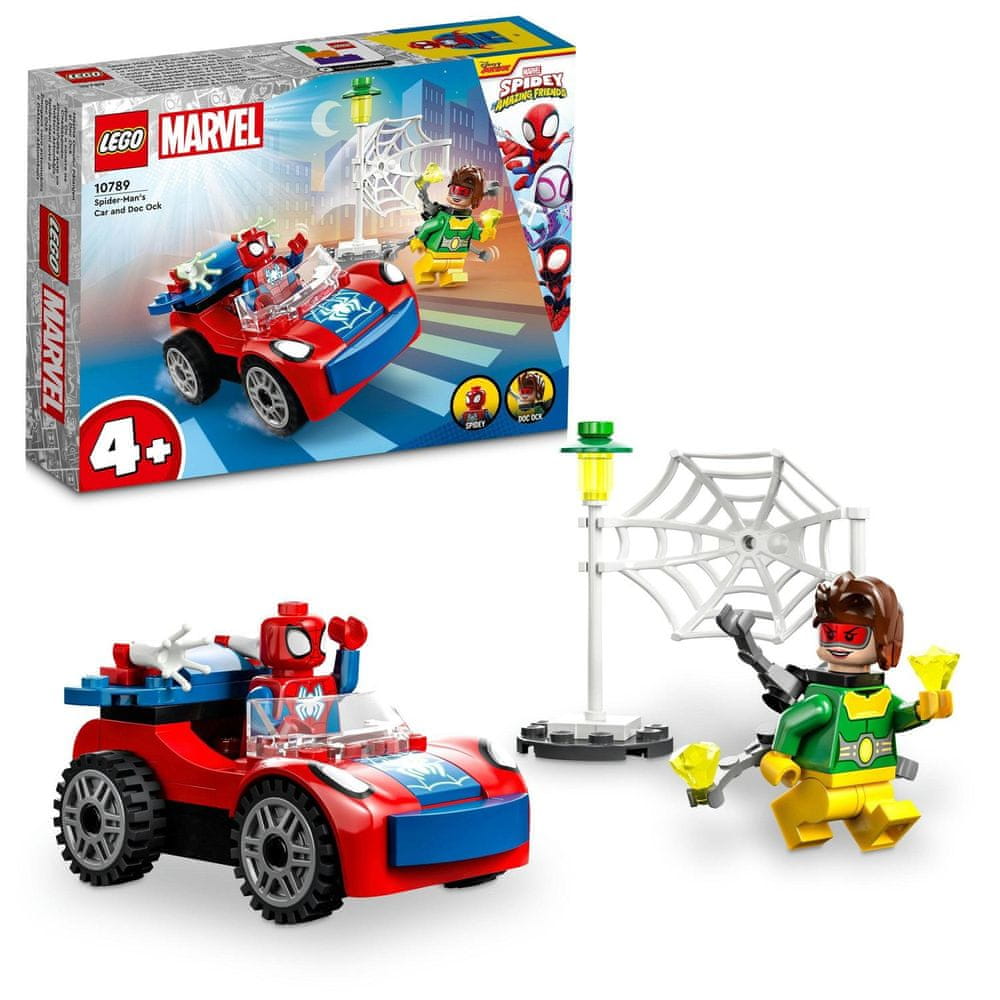 Levně LEGO Marvel 10789 Spider-Man v autě a Doc Ock