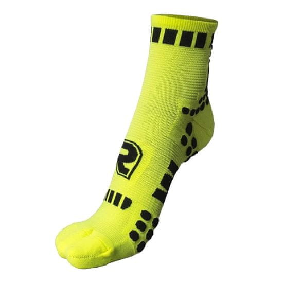 Runto Sportovní ponožky DOTS žluté