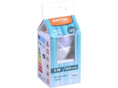 Extol Light žárovka LED mini, 410lm, 5W, E14, teplá bílá