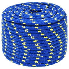 Vidaxl Lodní lano modré 14 mm 100 m polypropylen