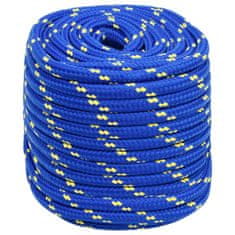 Greatstore Lodní lano modré 18 mm 100 m polypropylen