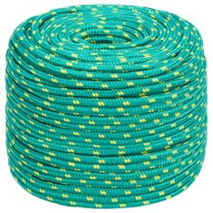 Vidaxl Lodní lano zelené 6 mm 100 m polypropylen