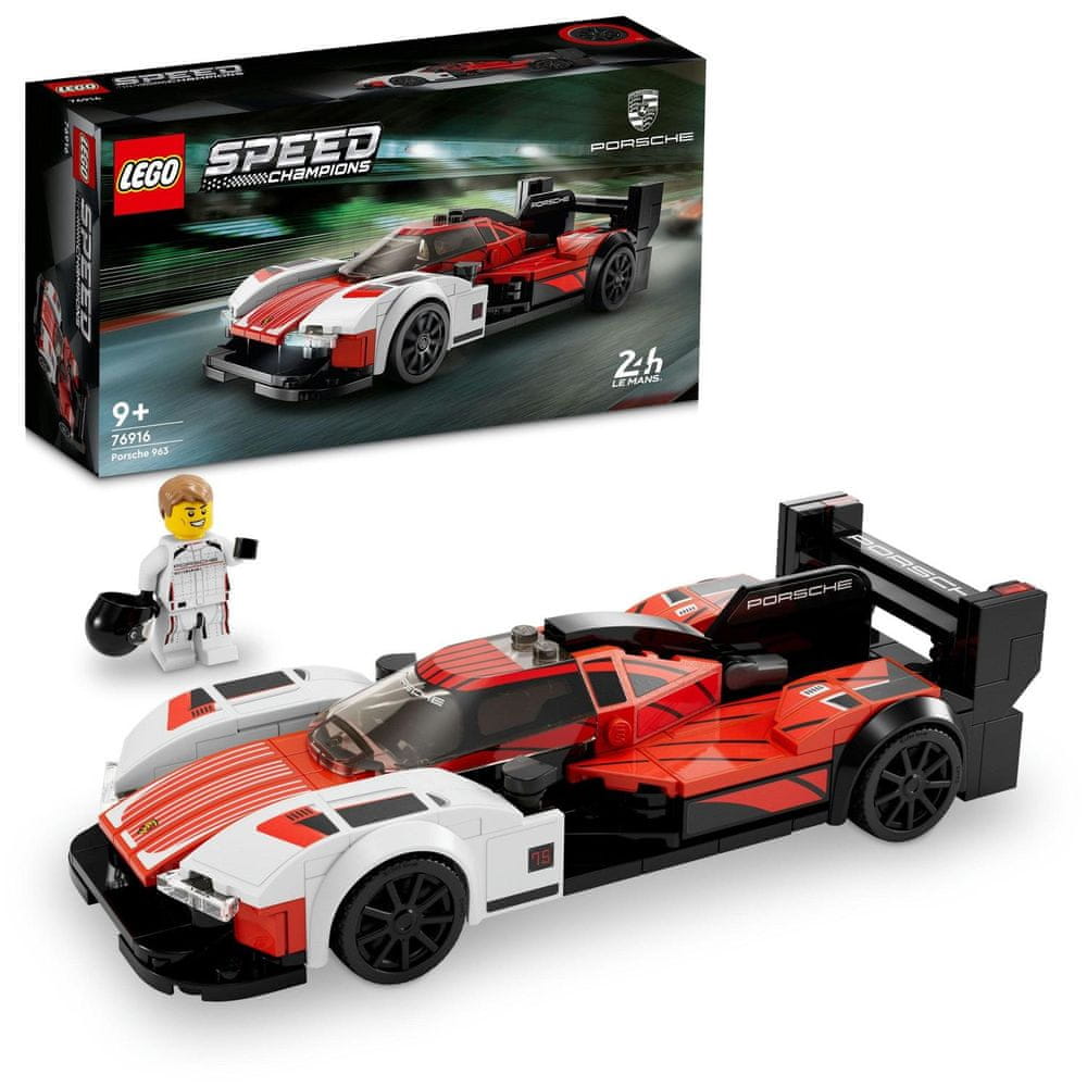 LEGO Speed Champions 76916 Porsche 963 - rozbaleno