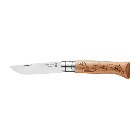 Opinel Zavírací nůž VRI N°08 Inox 8,5 cm motiv cyklistiky 8,5 cm, OPINEL