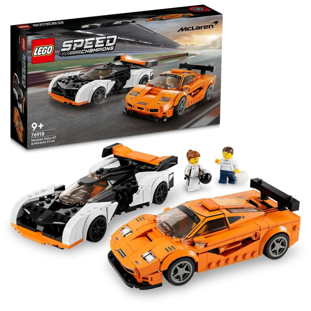 Levně LEGO Speed Champions 76918 McLaren Solus GT a McLaren F1 LM