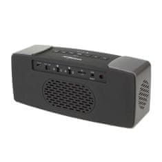 GreenBlue GB200 Radiobudík Bluetooth 4,2 hodiny rádio FM aux-in 6W šedý 62917