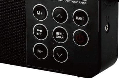 moderní radiopřijímač fm roadstar TRA-2340PSW sluchátkový výstup skvělý zvuk