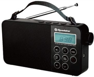 moderní radiopřijímač fm roadstar TRA-2340PSW sluchátkový výstup skvělý zvuk