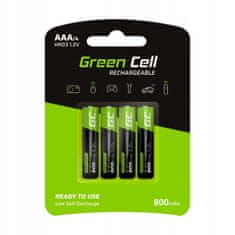 Green Cell Nabíjecí baterie AAA R3 Rechargeable 800mah 4 ks.