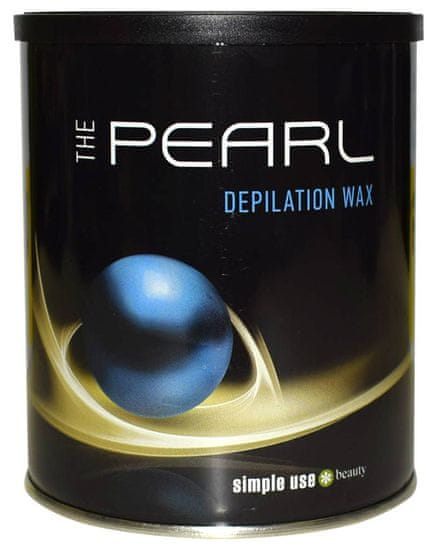 Simple Use Beauty Depilační vosk THE PEARL - ROYAL BLUE, bez použití pásky - 800ml
