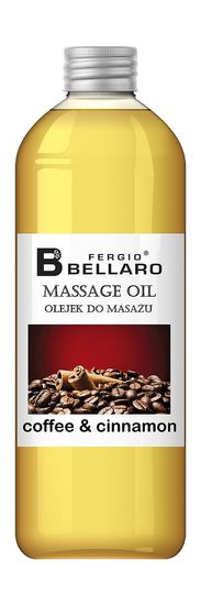 Fergio BELLARO masážní olej káva a skořice - 1l