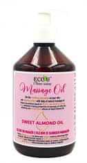 MH Star Eco-U masážní olej s mandlovým olejem 500ml