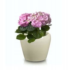 Polnix Keramický květináč 12,5 cm krémové barvy