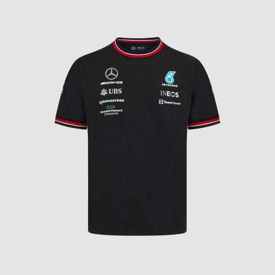 Mercedes-Benz triko AMG Petronas F1 Team dětské černo-modro-bílo-červeno-šedé