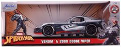 Jada Toys Set Venom figurka a vozidlo 2008 Dodge Viper.
