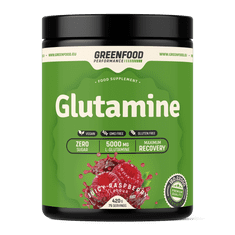 GreenFood Nutrition Performance Glutamine 420g - Malina