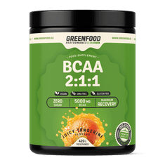 GreenFood Nutrition Performance BCAA 2:1:1 420g - Mandarinka