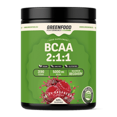 GreenFood Nutrition Performance BCAA 2:1:1 420g - Malina