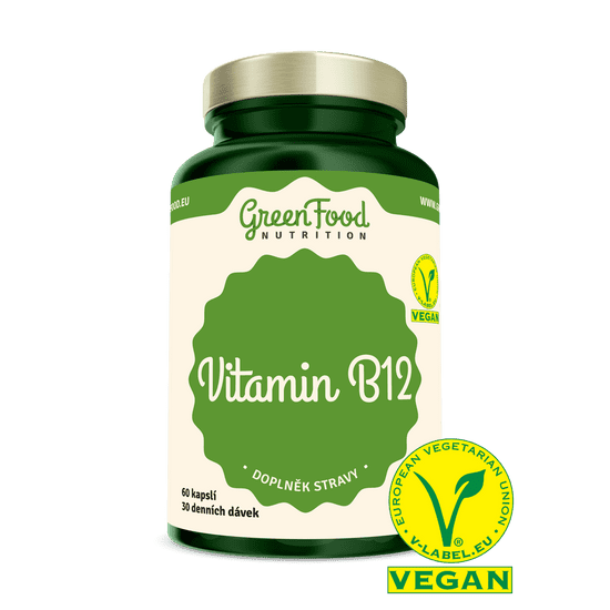 GreenFood Nutrition Vitamin B12 60 kapslí