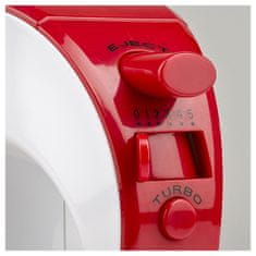 Girmi Ruční mixér , SB0201, 5 rychlostí, Turbo, 170 W, barva bílá/červená