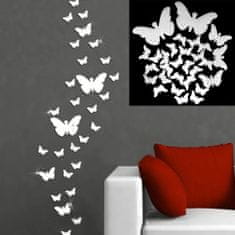 IZMAEL Zrcadlové motýli na stěnu-12ks KP5856