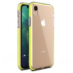 IZMAEL Pouzdro Spring clear TPU pro Apple iPhone XR - Žlutá KP8624