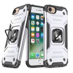 WOZINSKY Pouzdro Wozinsky Ring armor pro Apple iPhone 8/iPhone 7/iPhone SE 2020/iPhone SE 2022 -Stříbrná KP9054