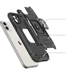 WOZINSKY Pouzdro Wozinsky Ring armor pro Apple iPhone 11 -Stříbrná KP9151