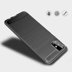 IZMAEL Pouzdro Carbon Bush TPU pre Samsung Galaxy A51 - Černá KP9480