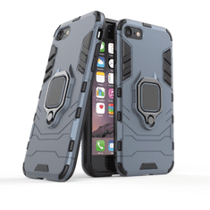 IZMAEL Odolné Pouzdro Ring Armor Case pro Apple iPhone 7/iPhone 8/iPhone SE 2020/iPhone SE 2022 - Modrá KP10319