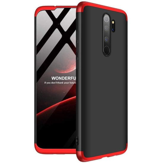 GKK Ochranné pouzdro GKK 360 - Přední a zadní kryt celého mobilu pro Xiaomi Redmi Note 8 Pro - Černá KP10396