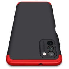 GKK Ochranné pouzdro GKK 360 - Přední a zadní kryt celého mobilu pro Xiaomi Poco M3/Redmi 9 - Černá/Červená KP10477