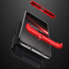 GKK Ochranné pouzdro GKK 360 - Přední a zadní kryt celého mobilu pro Xiaomi Poco M3/Redmi 9 - Černá/Červená KP10477