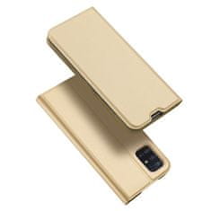 Dux Ducis Diářové pouzdro DUX DUCIS Skin Pro pro Samsung Galaxy A51 - Zlatá KP10602