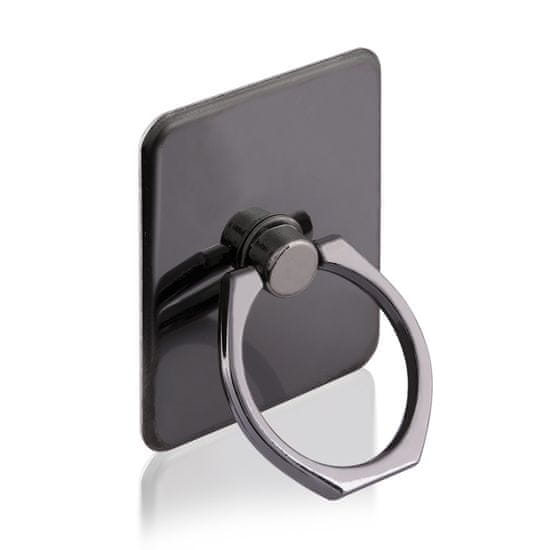 IZMAEL Kovový držák prstenový pro chytrý telefon a tablet - Stříbrná KP15247