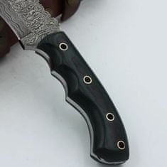 IZMAEL Damaškový nůž Sukkur-Černá/Hnědá KP18625