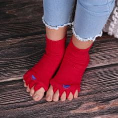Pro nožky Happy Feet Adjustační ponožky Red, velikost S (35-38)