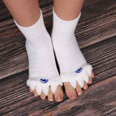 Pro nožky Happy Feet Adjustační ponožky Off White, velikost L (43-46)