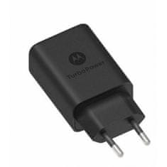 Motorola Nabíjecí Adaptér Turbo Power - Motorola USB - Černá KP21239