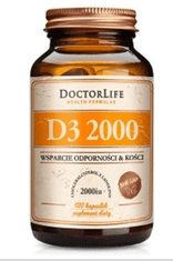 DoctorLife DoctorLife Vitamin D3 (2000 iu) 120 kapslí.